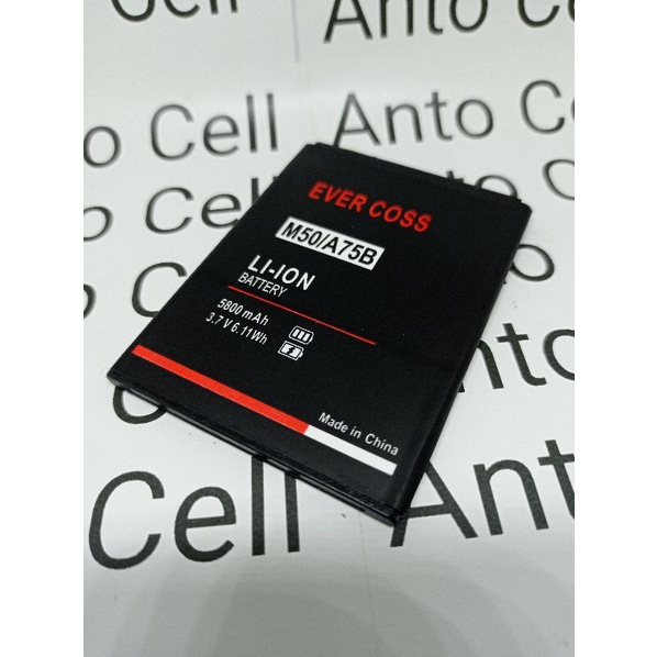 Baterai batre evercoss M50 star xtream 1 pro original battery hp