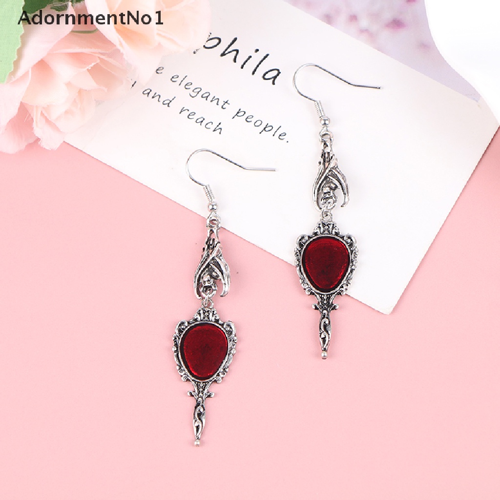 (AdornmentNo1) Anting Kait Gantung Wanita Desain Kelelawar Vampire Gaya Vintage / Gothic / Punk Untuk Hadiah