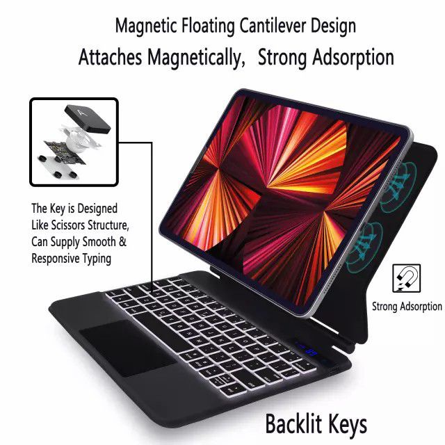 Magic Keyboard Cloning Case P11 for Pad 11 Inch &amp; 12.9 Inch Note : Hanya Keyboard Saja - for Pad Air &amp; Pro