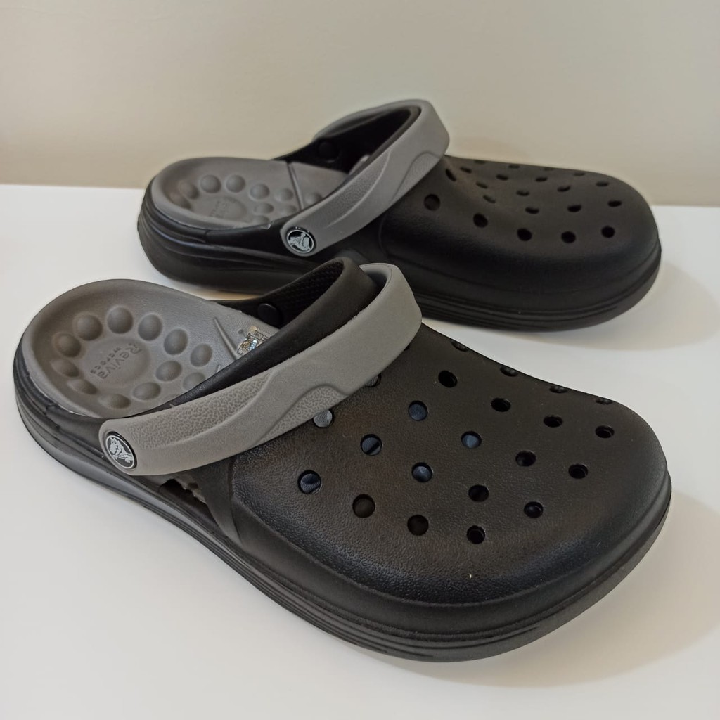 Crocs / Sandal Crocs / Crocs Reviva / Reviva / Sandal Pria / Sandal Karet / Sepatu Sandal Karet