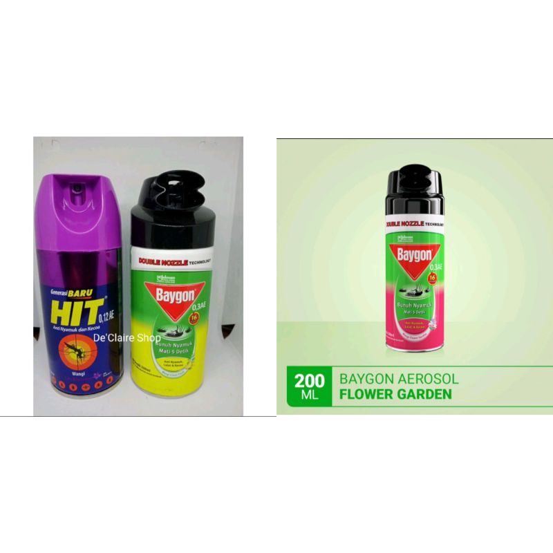 HIT / BAYGON  SPRAY AEROSOL SEMPROT 200ml