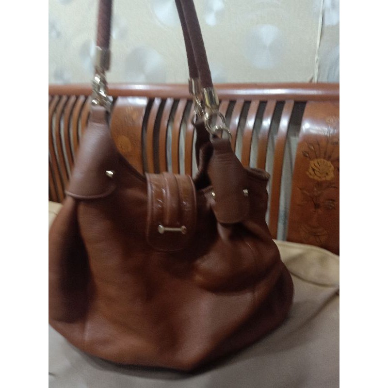 shoulder bag capacci full kulit mantul PL