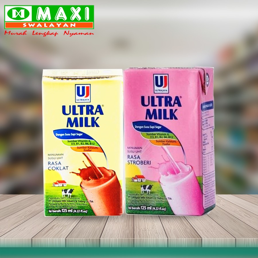 

Ultra Milk 125ml Coklat/Strawberry