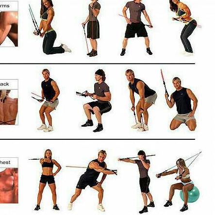 ☚ (.. asli taffsport) 11 IN 1 Resistance Band Bands Set Alat Fitness Portable Workout gym ►