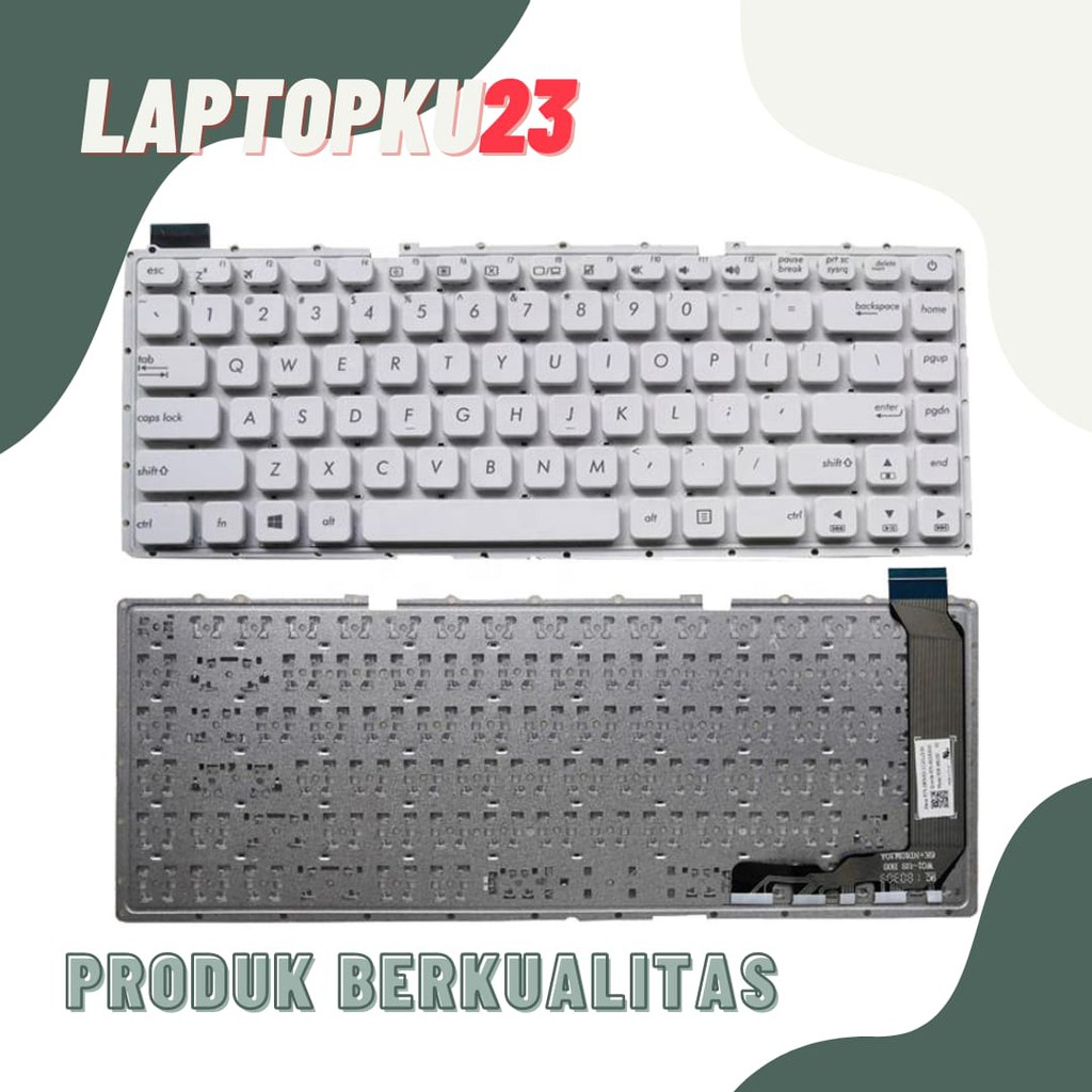 Keyboard Asus X441 X441n X441u X441s X441m X441sa X441ub White Putih