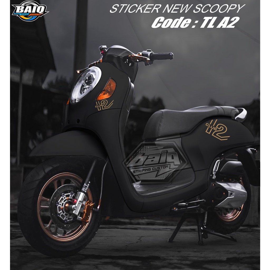 STIKER SCOOPY SIMPLE THAILAND TERBARU