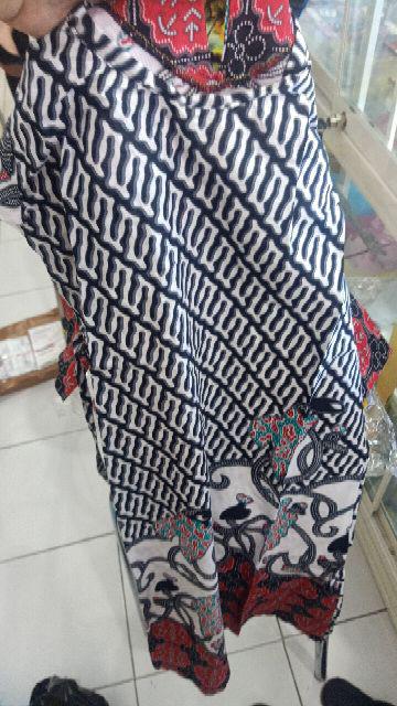 Batik Couple Keluarga Sania Ruffle Ori Ndoro Jowi Dnt Motif Morena