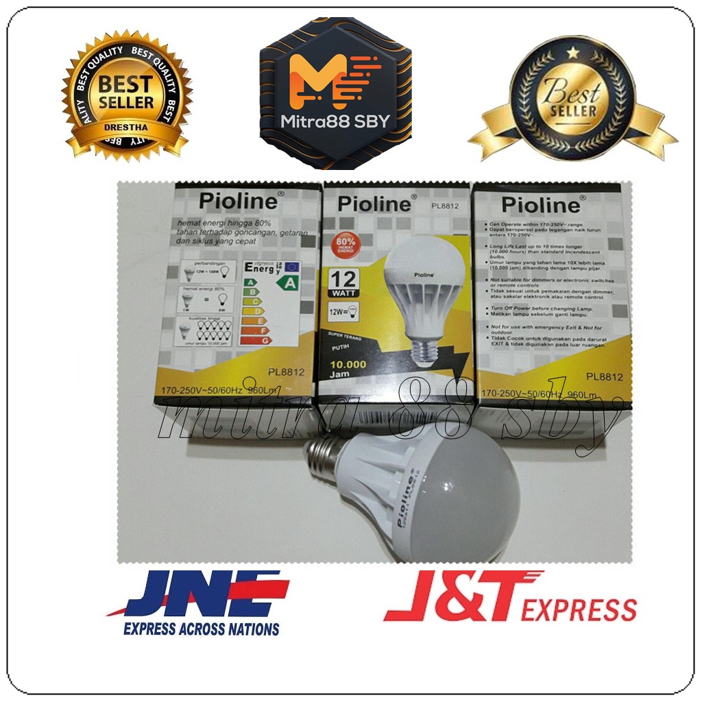 Mitra88sby Lampu led murah BOHLAM TBULB KAPSUL TABUNG PIOLINE 5 watt 10 W  15 W 20W 30W