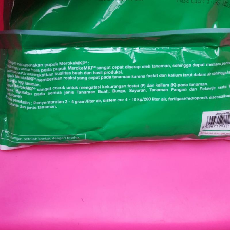 Pupuk Meroke MKP 1KG Mono Kalium Phosphate Hidroponik Grade Original Kemasan Pabrik