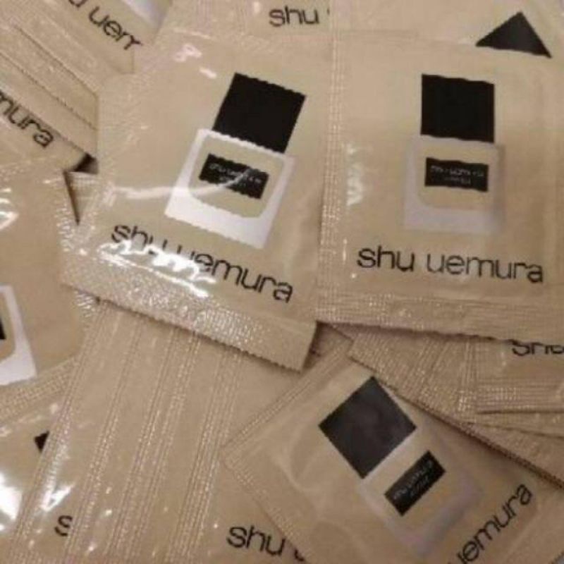 Sample Size Shu Uemura dan Estee Lauder Double Wear Stay In Place Foundation Original 1 ml / sachet 