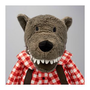 IKEA LUFSIG Boneka serigala  Ori