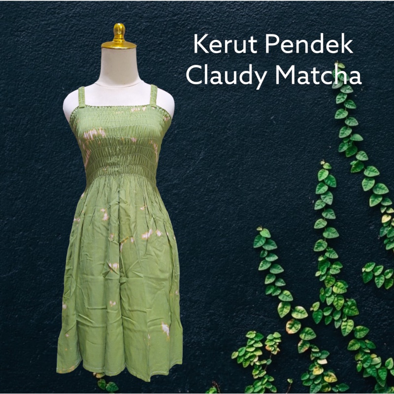 DRESS KERUT PENDEK WANITA KATUN RAYON