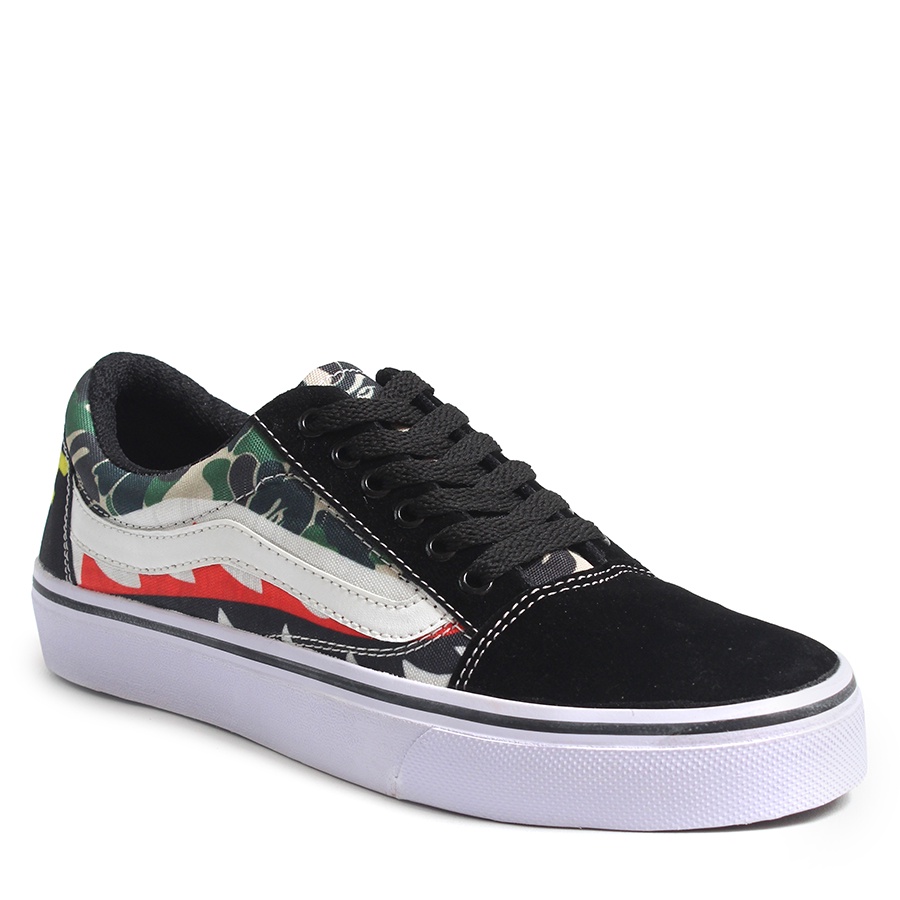 Sepatu sneakers pria motif vans casual cowo 2022