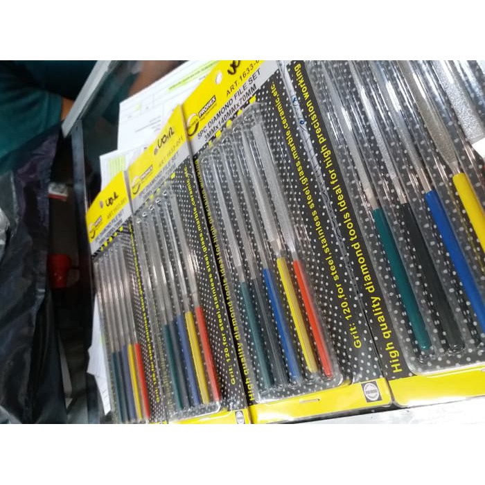 

KIKIR DIAMOND FILE SET 14 CM 5 PCS PROHEX