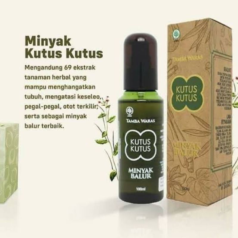 Minyak Kutus Kutus 100ml (Tamba Waras) Bali - Best Seller dan Berkhasiat