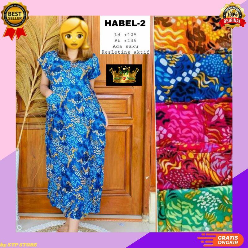 DASTER TUNIK MURAH HOME DRESS LONGDRESS MANOHARA RAYON PAYUNG PREMIUM