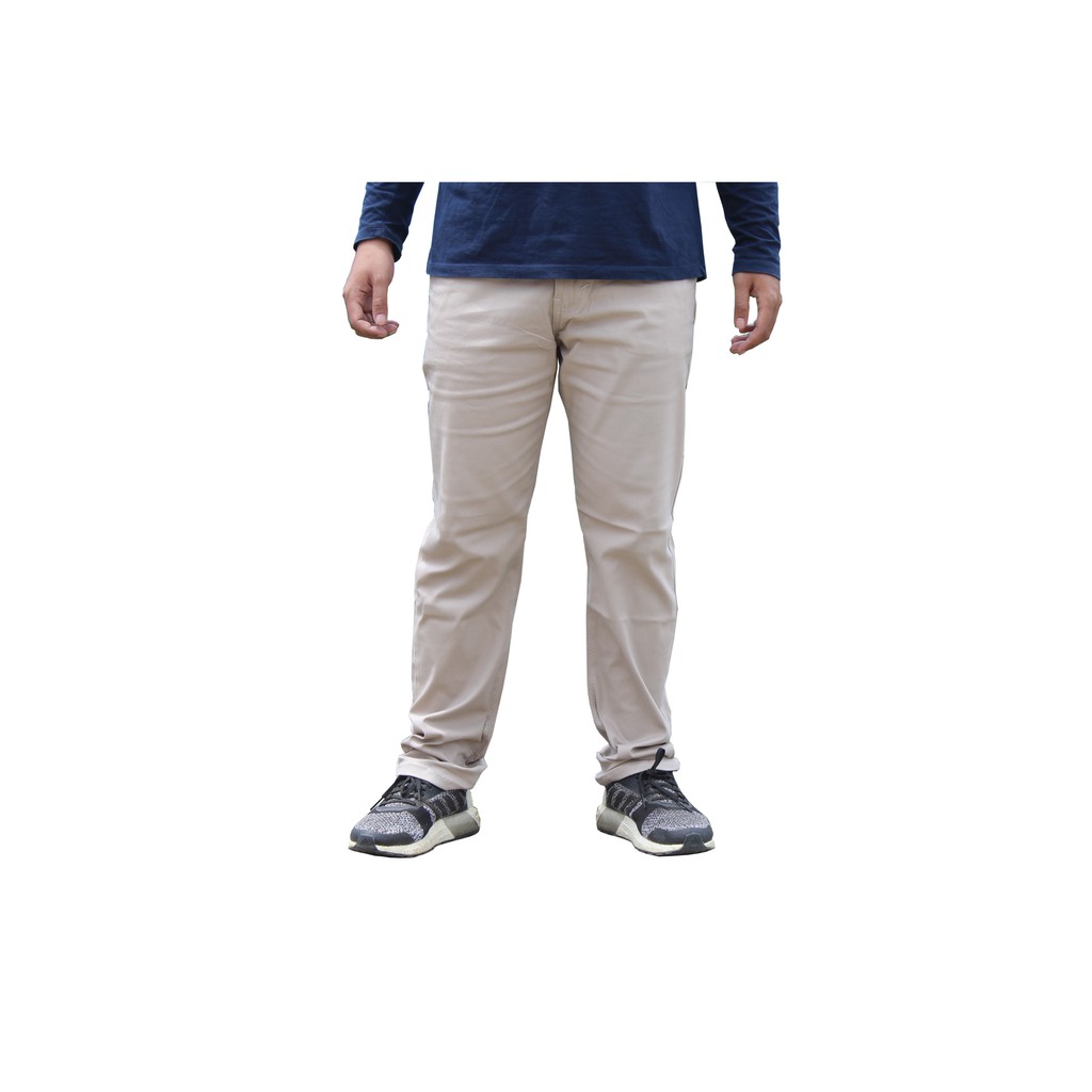 Celana Pria Bahan Chino Premium Celana Panjang Pria Warna Cream