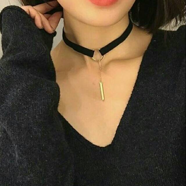 choker ring gold