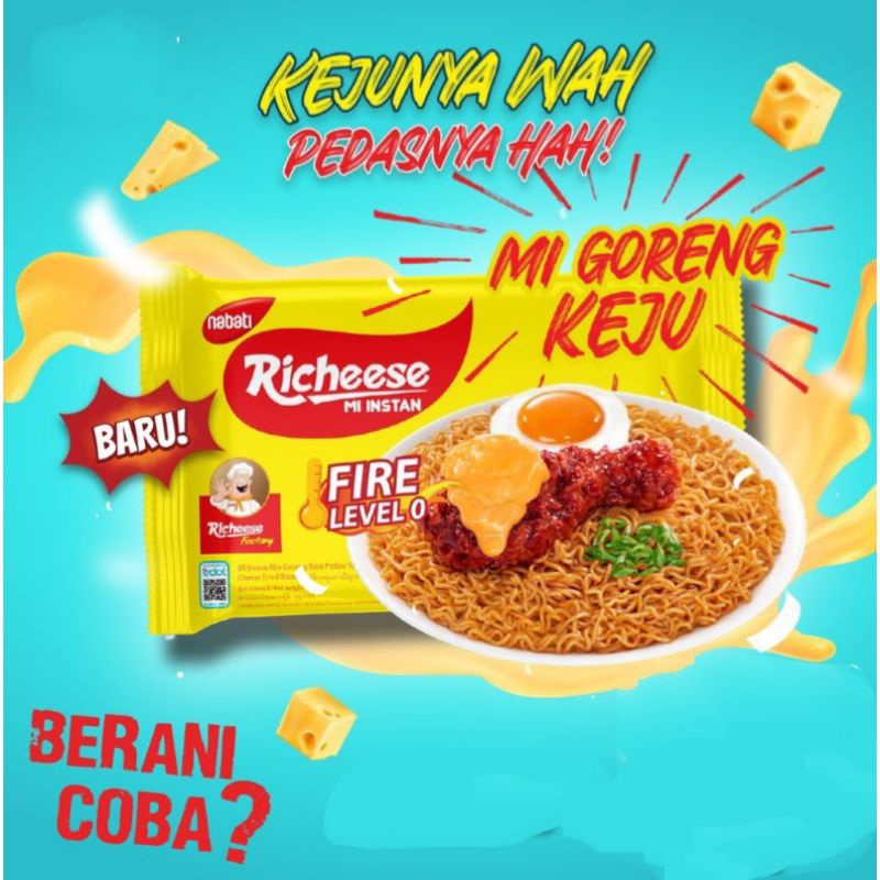 mie instan richesee keju dan pedas