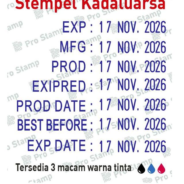 

Model Terkini.. Stempel Otomatis Date/Expired/Kadaluarsa - Trodat 4813 0YG