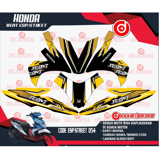 Decal Beat Street/Decal Stiker Beat ESP/Stiker Beat Street/Decal Beat ESP Full Body