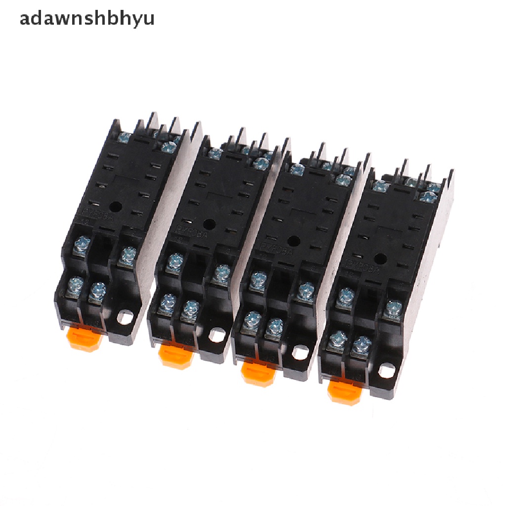 Adawnshbhyu AC220V 12VDC 24VDC 24VAC 5A 8PIN Coil Power MY2N-J Relay HH52P Dengan Socket Base