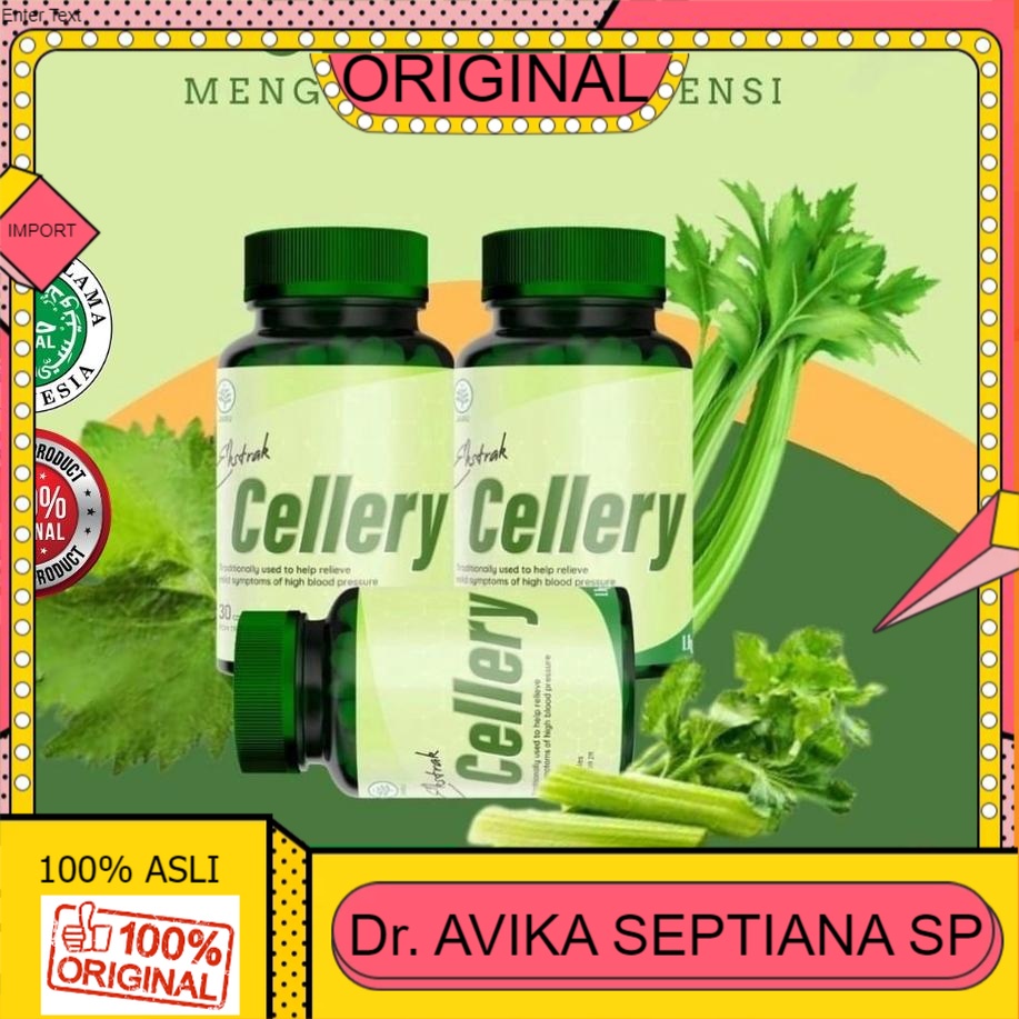 

100% ASLI ️List New️ CELLERY Obat Darah Tinggi CELLERY Herbal CELLERY Obat Hipertensi (BISA COD) CELLERY ORI