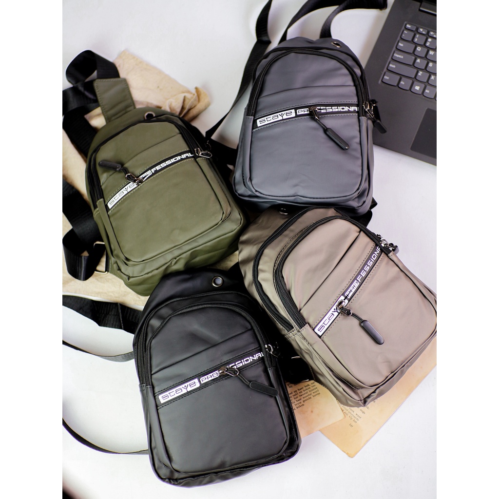 [Waterproof] Tas Sling Bag/ Selempang Pria Parasut Anti Air - 906