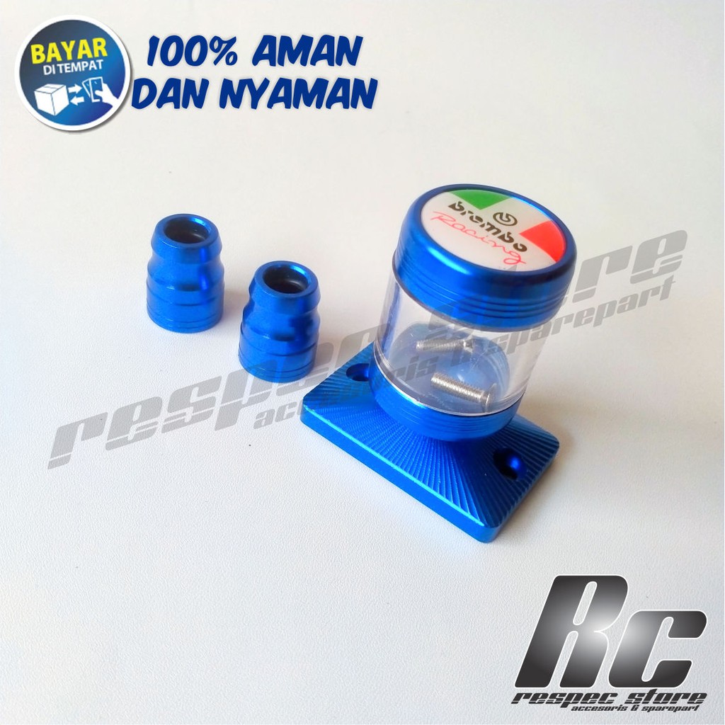 Tutup Minyak Rem Brembo Monel Spion Tiger,Sonic ,CB150,CBR,CBR 150R,Satria Fu,Verza,GL pro