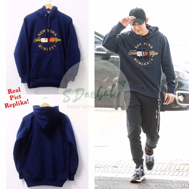 chanyeol tommy hilfiger hoodie