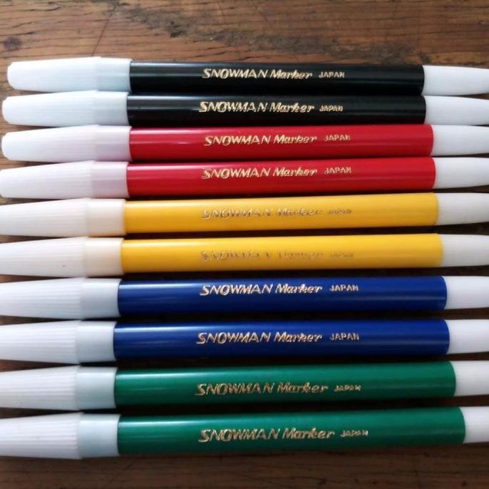 

langsung order saja] Spidol Snowman Spidol Kecil Warna / Spidol Marker Snowman