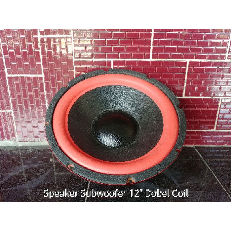 Jual Speaker Subwoofer Inchi Double Dobel Coil Shopee Indonesia