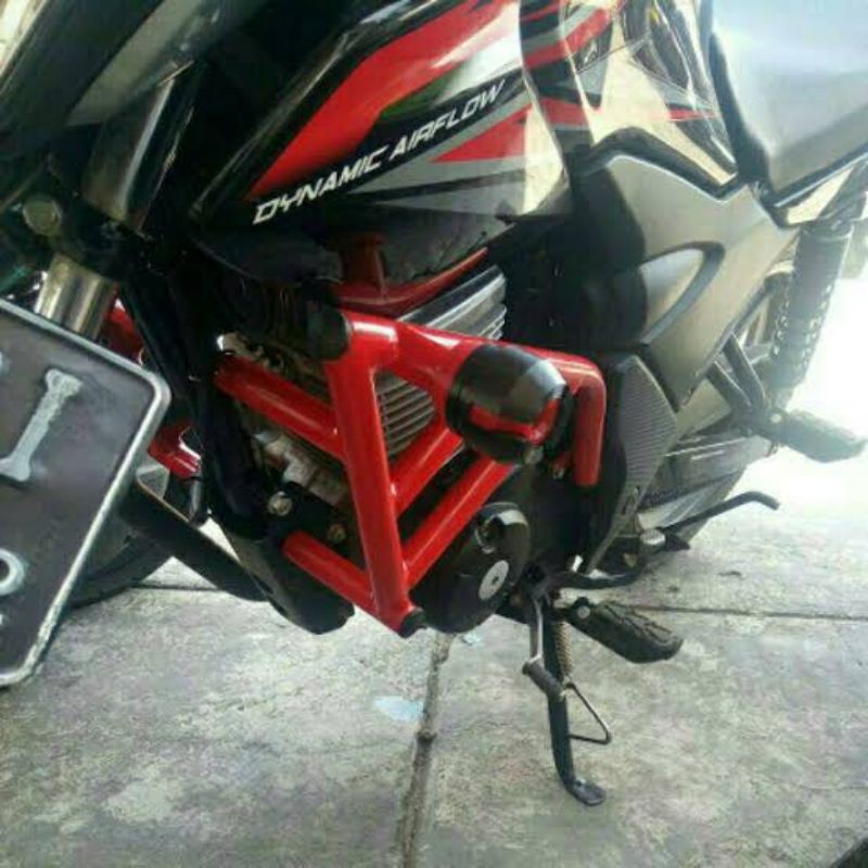 crashbar engine guard teralis honda cb150 verza baru dan lama