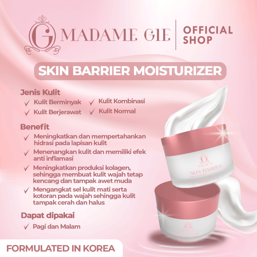 Madame Gie Skin Barrier Moisturizer Cream | Serum