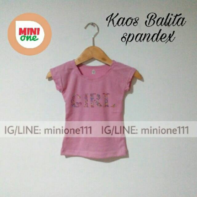 L & XL kaos anak cewe tshirt anak cewe atasan anak perempuan tshirt bebe kaos bebe