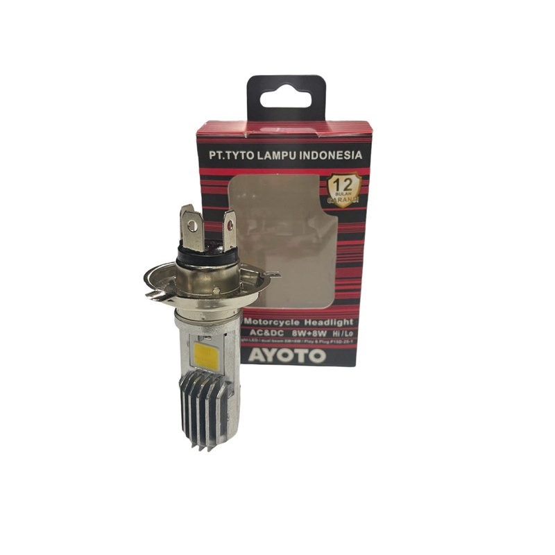 Lampu Depan  Led Motor AYOTO AC &amp; DC Motor M3A H4 Motor