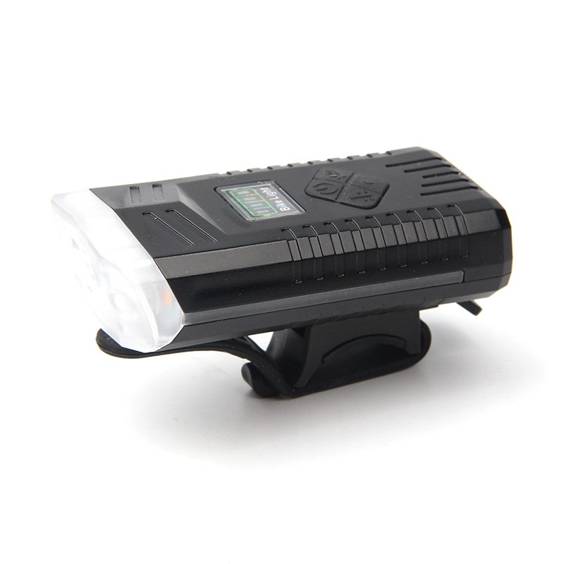 Powerbeam Lampu Klakson Sepeda Bike Light USB Rechargeable Waterproof - BK1719 - Black