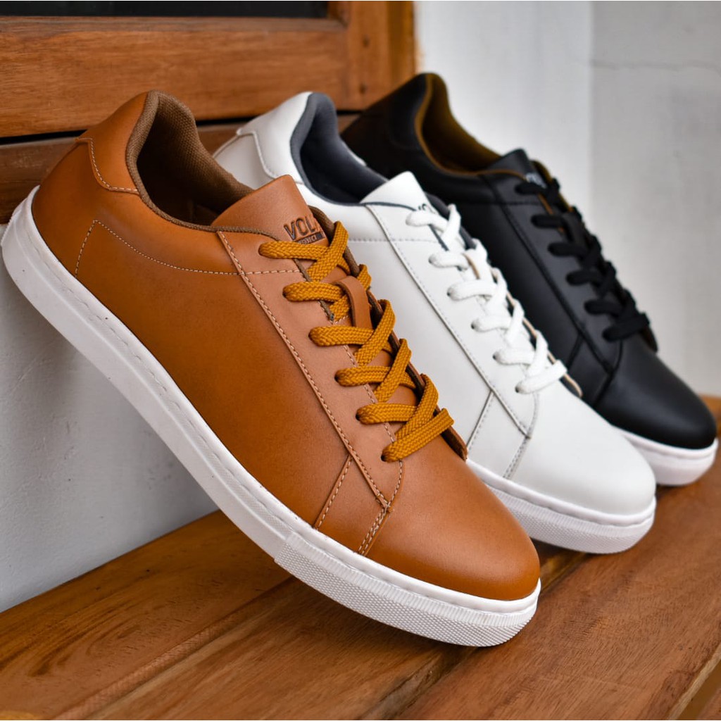 ROVER TAN |FORIND x Volve| Sepatu Casual Sneakers Kasual Polos Ori Pria Cowok Lokal Footwear Jalan