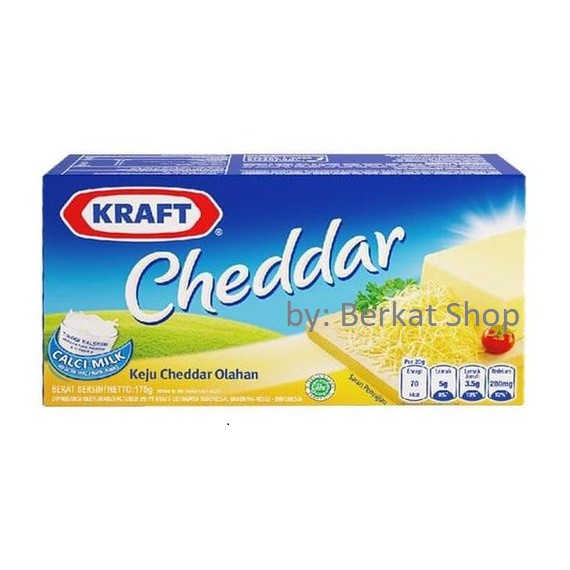 

Keju Kraft Cheddar 165gr