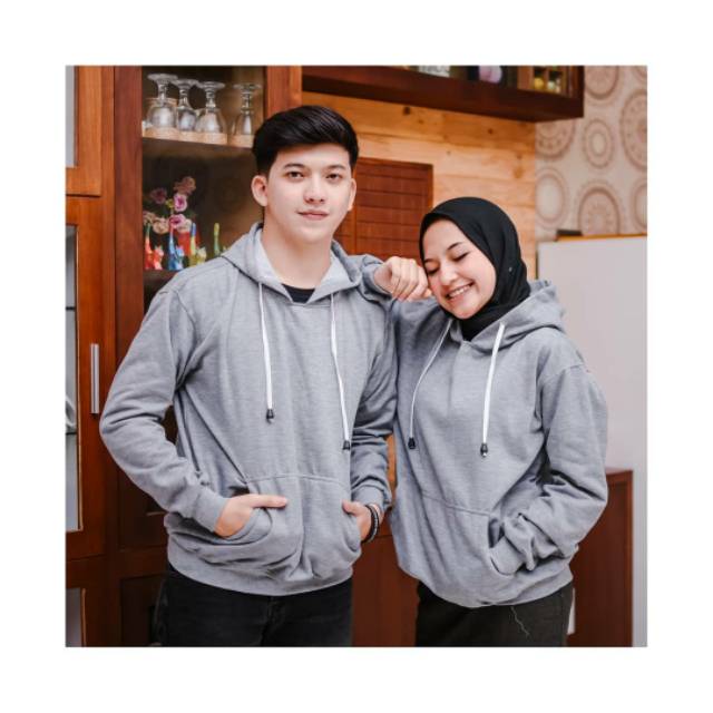 NATURAL HOODIE UNISEX -  BAHAN FLEECE LEMBUT TEBAL TERLARIS