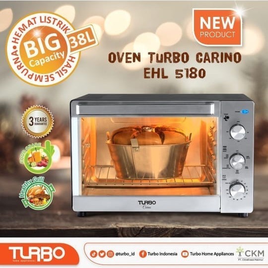 Turbo Oven Listrik Carino 38Liter EHL5180