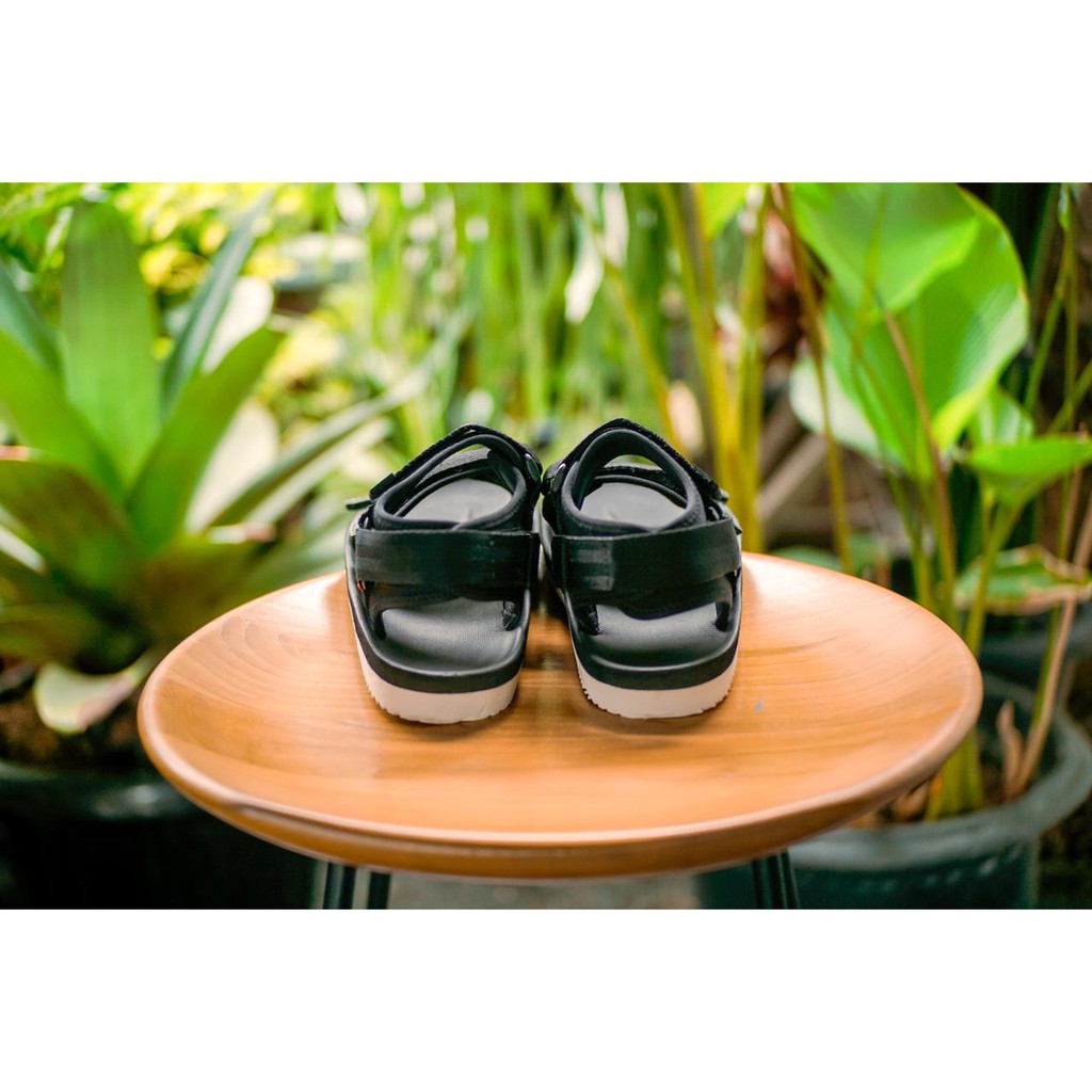 sandal kasual pria volkerfootwear cora blackwhite