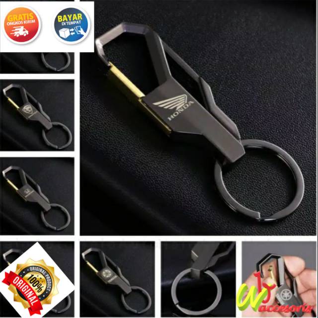 Gantungan kunci mobil Honda jazz Brio Freed Crv Hrv Mobilio dll