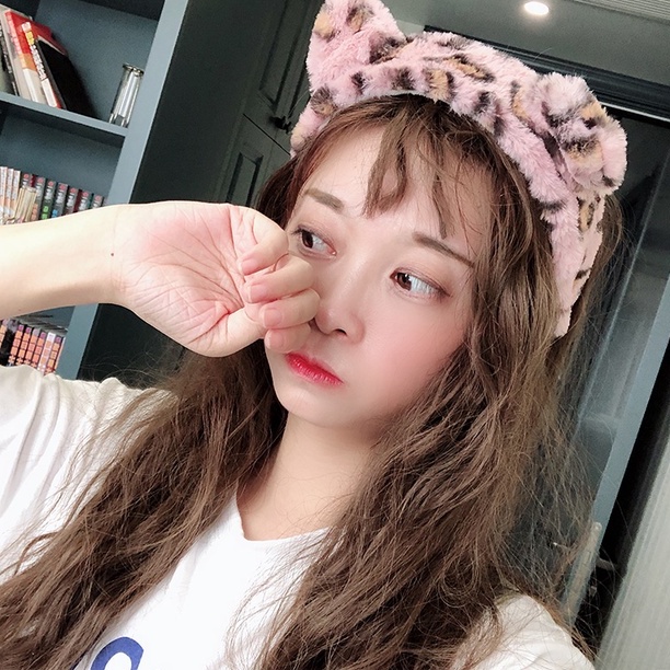 Bando Korea Import Bandana Wanita Ikat rambut mewah telinga kucing lucu Fashion Aksesoris Bando Kartakter Telinga Beruang Bear bulu original bayi aksesoris rambut anka Pashmina premium