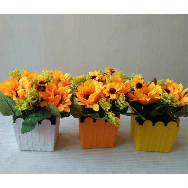 Artificial bunga matahari dengan pot pagar cantik Shopee Artificial bunga matahari dengan pot pagar cantik Shopee
