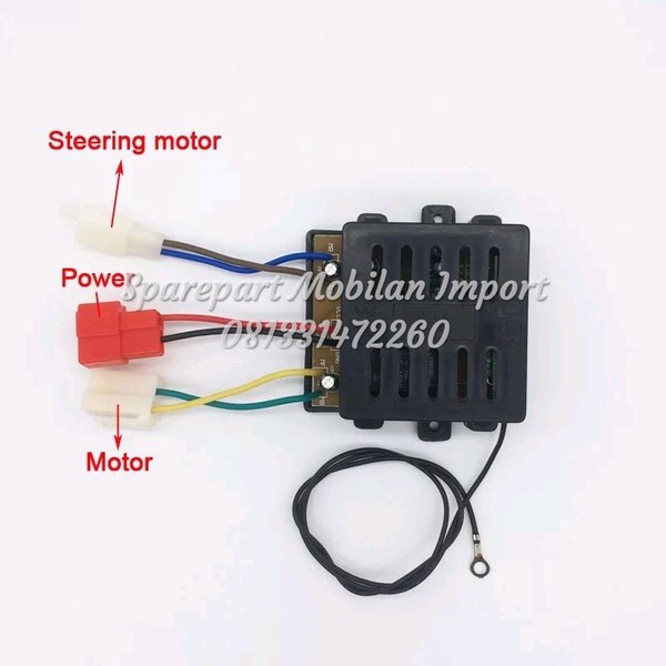 PLIKO JUNIOR BABY CAR RECEIVER MODUL CONTROLLER RECEVER 12 VOLT 27 MHZ MOBIL MAINAN AKI MOBILAN