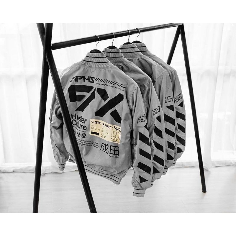 technical bomber jacket NARITA memphisorigins sz L