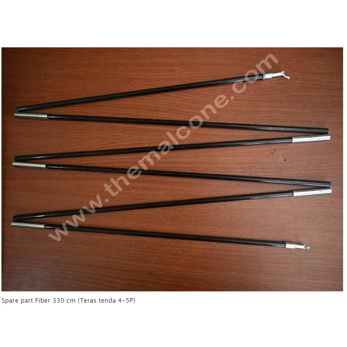 Frame Tenda Fiber 330 cm (6 batang/untuk teras tenda 4-5P Malcone) Murah