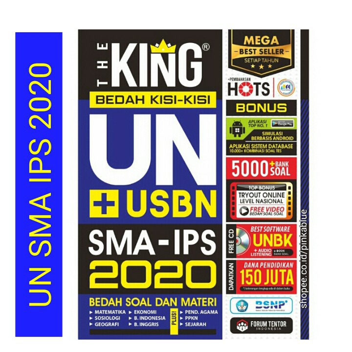 THE KING BEDAH KISI-KISI UN + USBN SMA-IPS 2020 + CD-0