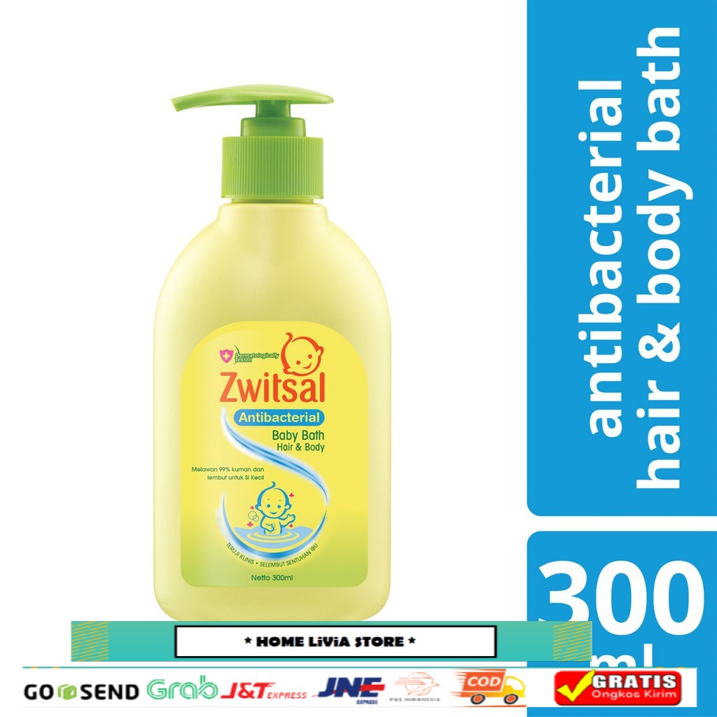 Jual Zwitsal Baby Bath Hair & Body Antibacterial 300 mL Shopee Indonesia
